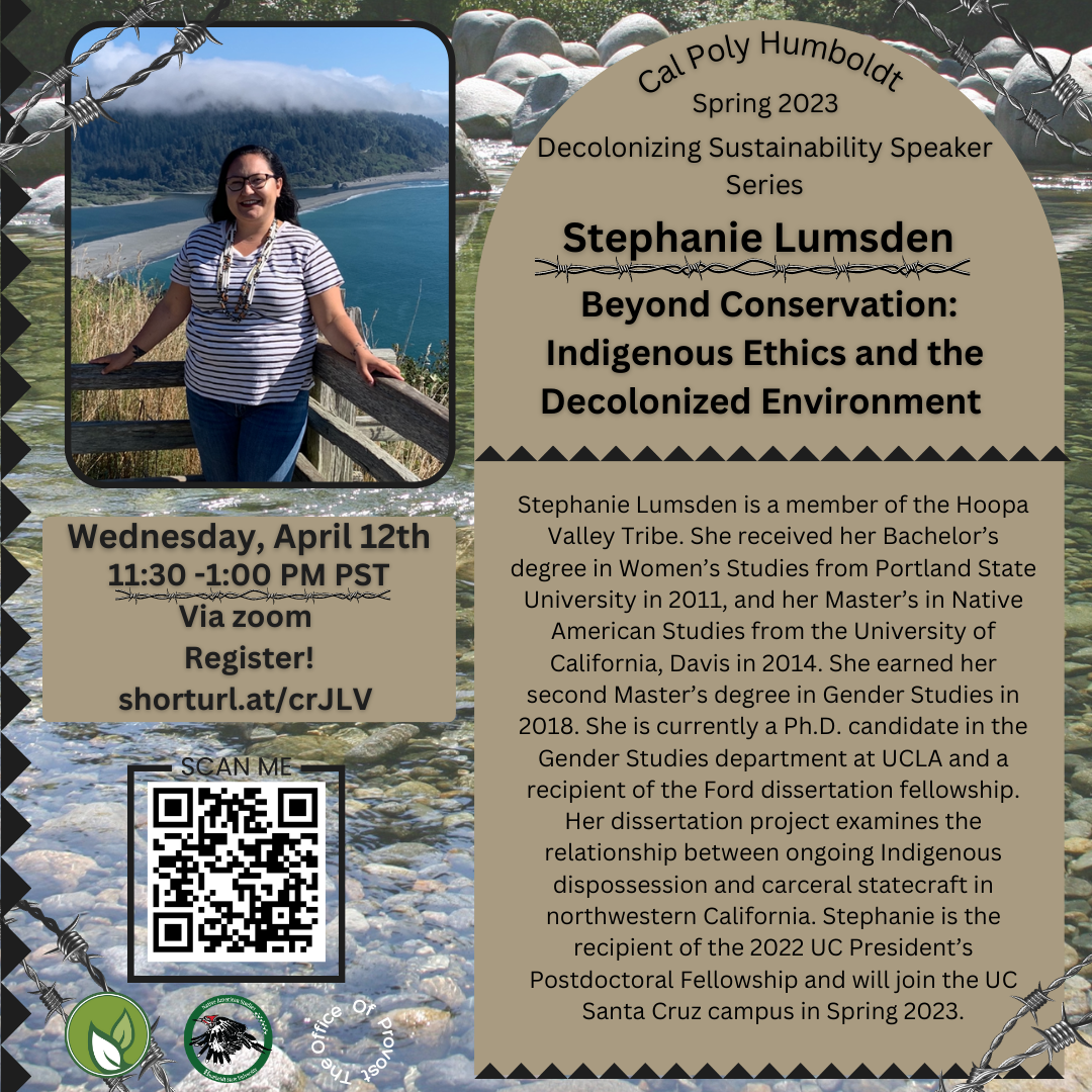 Decolonizing Sustainability flyer