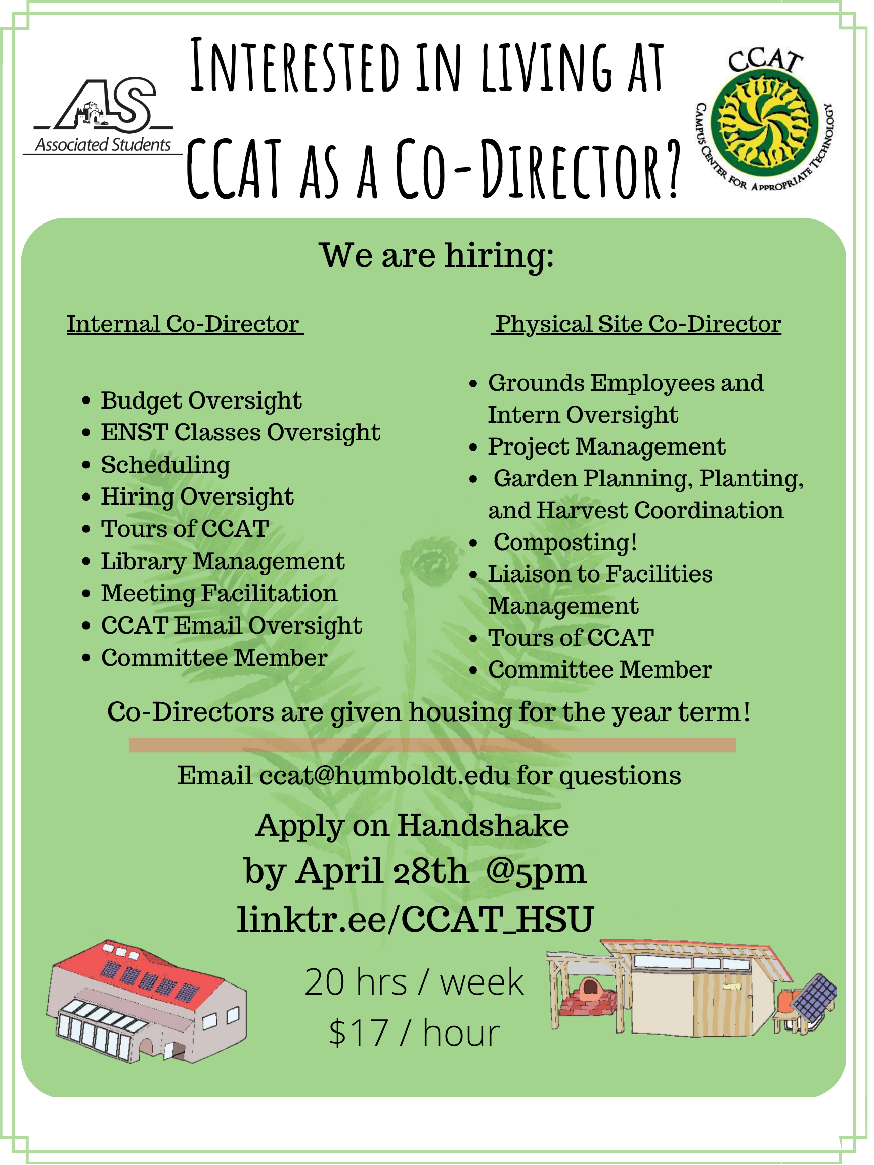 CCAT co-director flyer